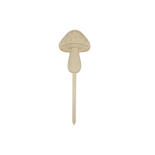 7.75" DIY Mushroom Pick Wood Décor by Make Market®